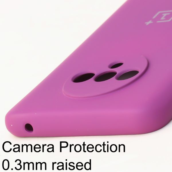 Dark Purple Camera Original Silicone Case for Oneplus 7t