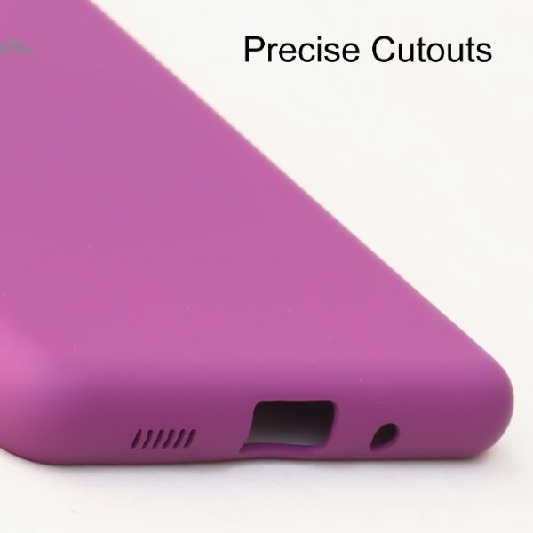 Purple Camera Original Silicone Case for Samsung S20 FE