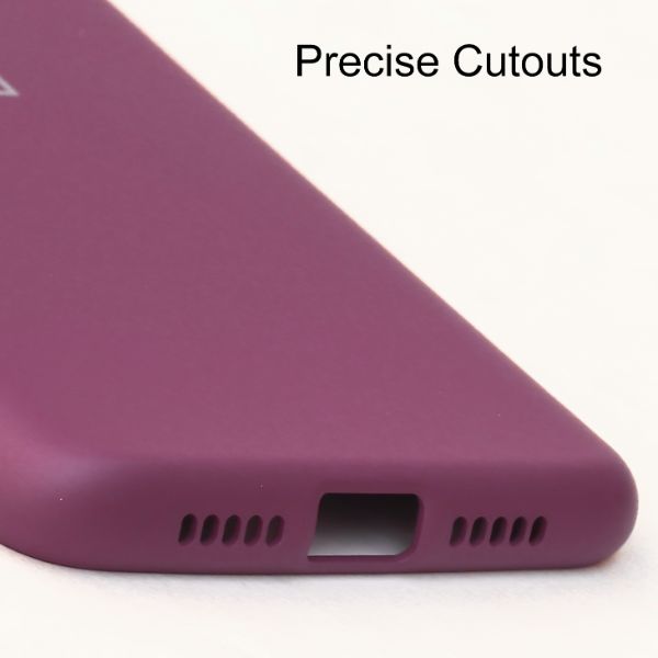 Dark Purple Camera Original Silicone Case for Oneplus 6T
