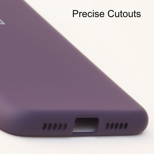 Deep Purple  Camera Original Silicone Case for Oneplus 7