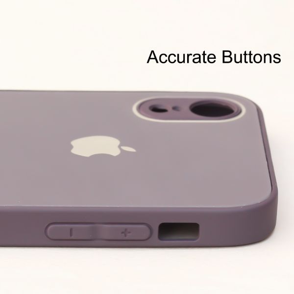 Deep Purple camera Safe mirror case for Apple Iphone XR