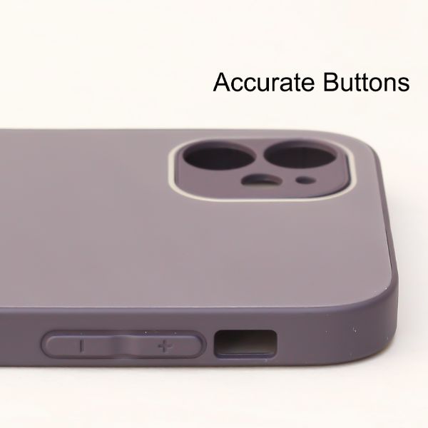 Deep Purple camera Safe mirror case for Apple Iphone 11