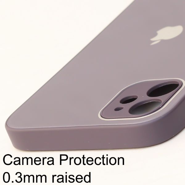 Deep Purple camera Safe mirror case for Apple Iphone 11