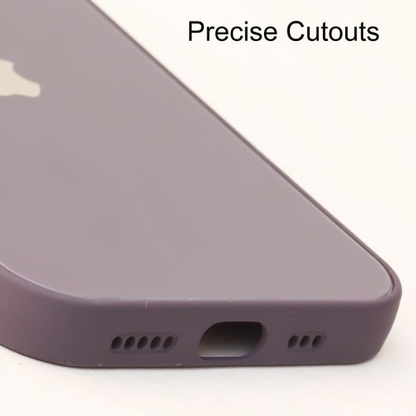 Deep Purple camera Safe mirror case for Apple Iphone 14 Pro