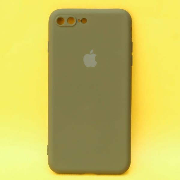 Olive Green Original Camera Silicone case for Apple iphone 7 Plus