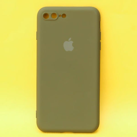 Olive Green Original Camera Silicone case for Apple iphone 7 Plus