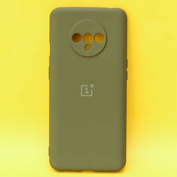Olive Green Original Camera Silicone case for Oneplus 7T