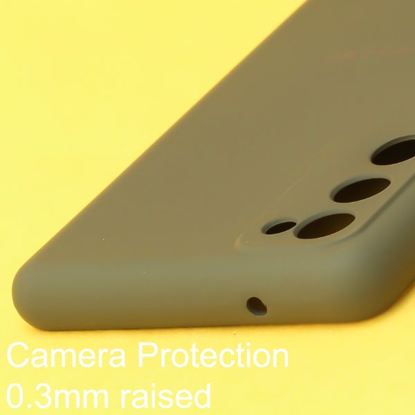 Olive Green Original Camera Silicone case for Samsung S20 FE