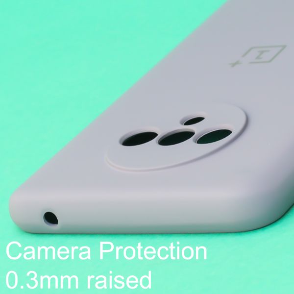 Blue Original Camera Safe Silicone case for Oneplus 7T