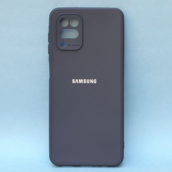 Dark Blue Spazy Silicone Case for Samsung A12
