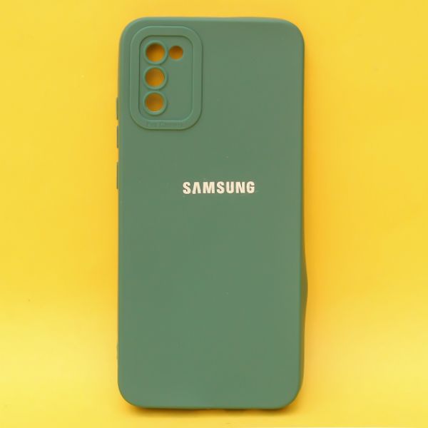 Dark Green Spazy Silicone Case for Samsung M02s