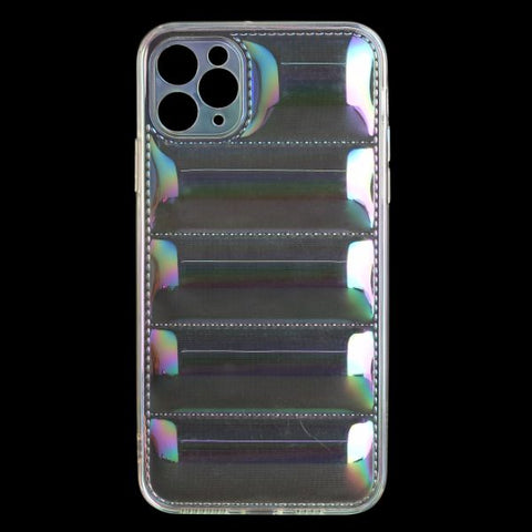 Colorful Transparent  Puffon silicone case for Apple iPhone 11 Pro Max