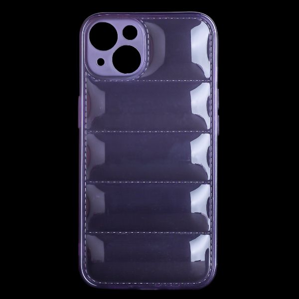 Purple Puffon silicone case for Apple iPhone 14