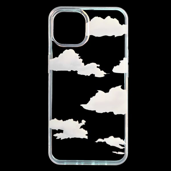 Cloud Transparent silicone case for Apple iPhone 14