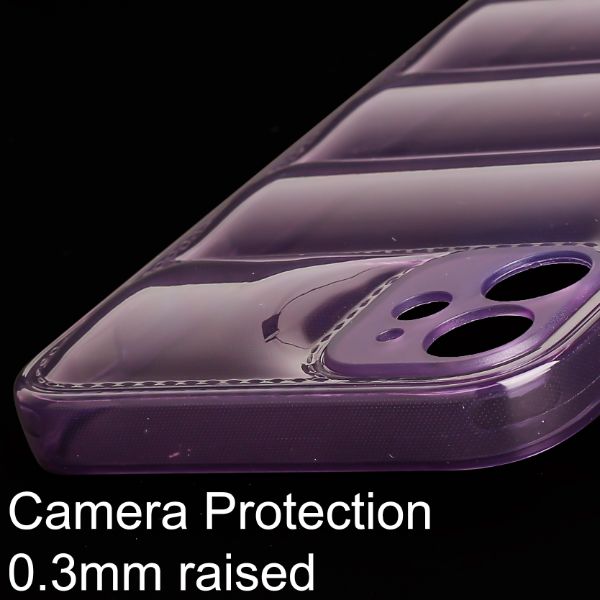 Purple Puffon silicone case for Apple iPhone 11