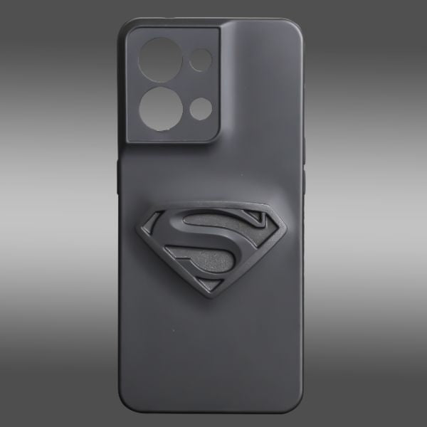 Superhero 4 Engraved silicon Case for Oppo Reno 8 5g