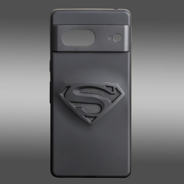 Superhero 4 Engraved silicon Case for Google Pixel 7