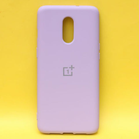 Purple Original Silicone case for Oneplus 7