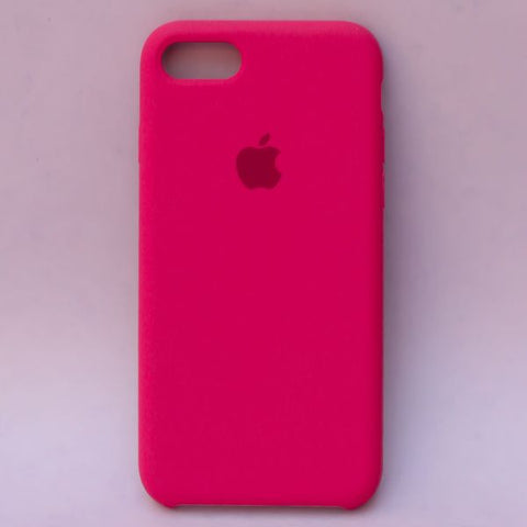 Hot Pink Original Silicone case for Apple iphone SE 2
