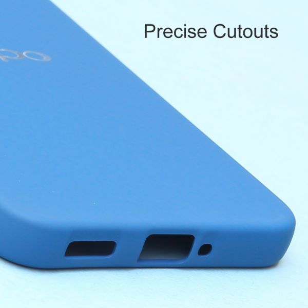 Dark Blue Candy Silicone Case for Oppo Reno 8