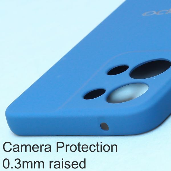 Dark Blue Candy Silicone Case for Oppo Reno 8