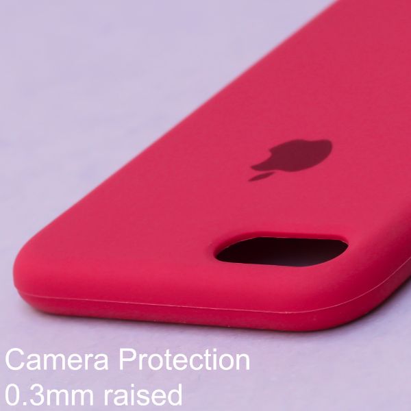 Hot Pink Original Silicone case for Apple iphone SE 2