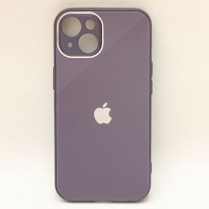 Deep Purple camera Safe mirror case for Apple Iphone 13