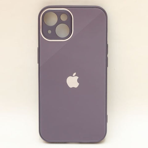 Deep Purple camera Safe mirror case for Apple Iphone 14