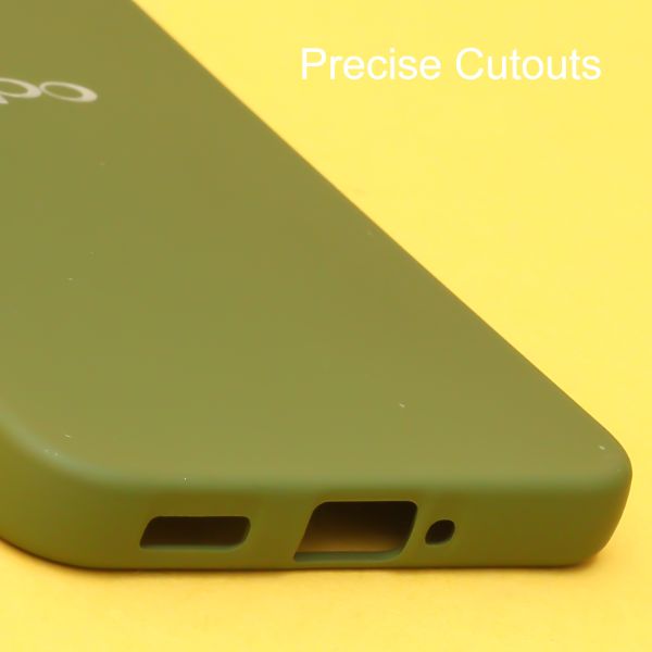 Olive Green Candy Silicone Case for Oppo Reno 8