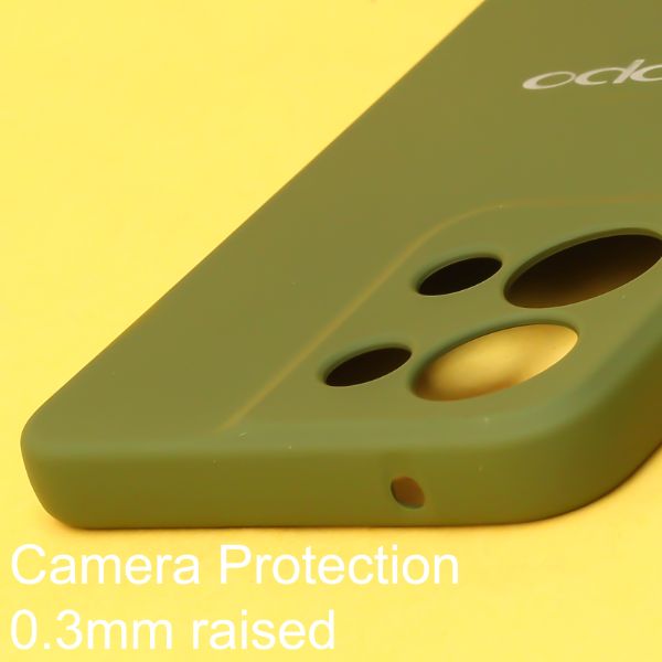 Olive Green Candy Silicone Case for Oppo Reno 8