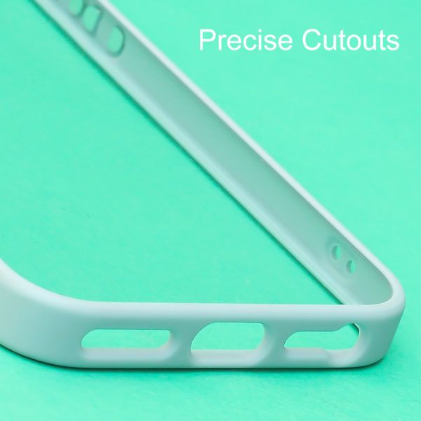 Lavender Blue Metal Protection Transparent Case for Apple iphone 7