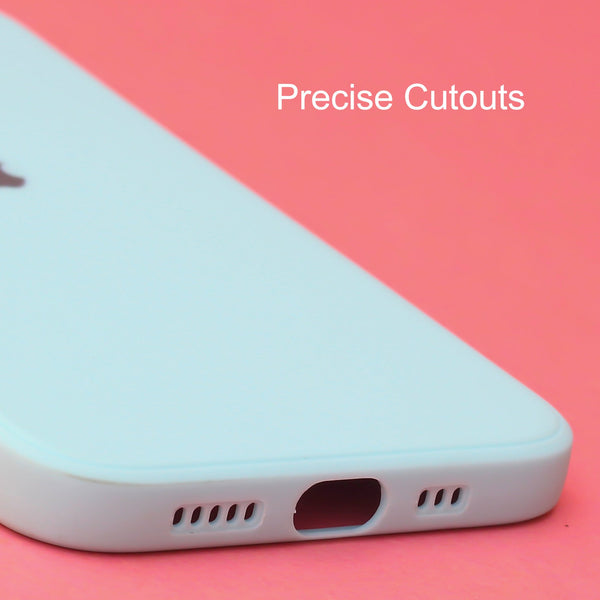 Light Blue Candy Silicone Case for Apple iphone 15 Pro