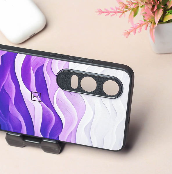 Purple Crest metal back case for OnePlus Nord CE 4 Lite