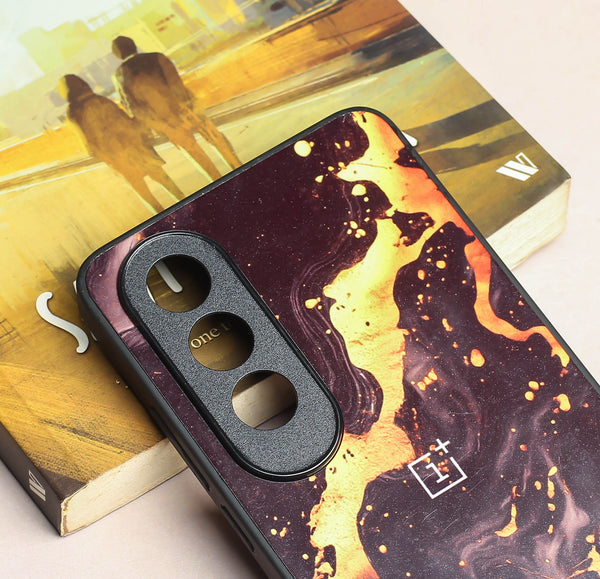 Black Gold Blaze metal back case for OnePlus Nord CE 4