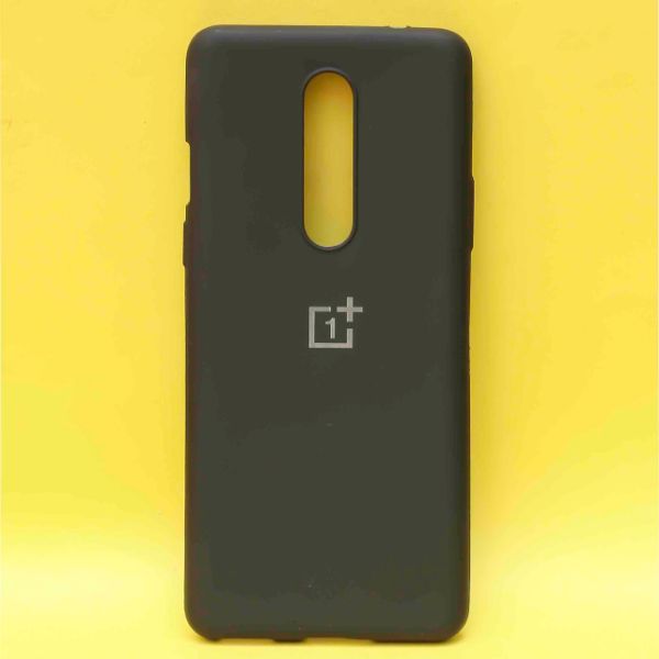 Black Silicone Case for Oneplus 8