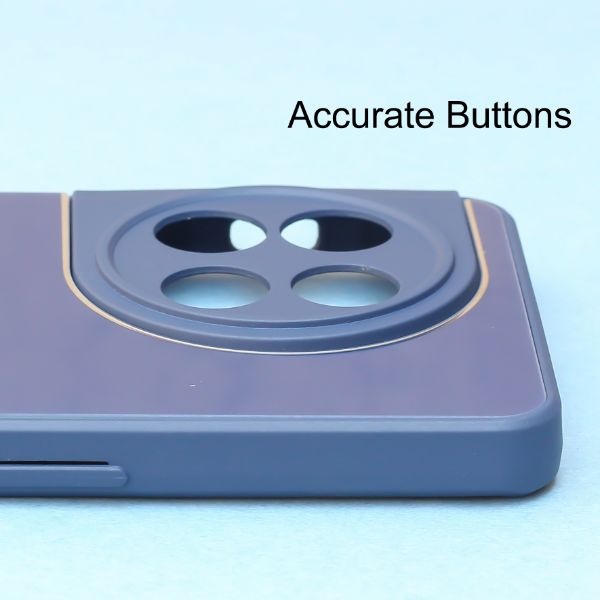 Dark Blue camera Safe mirror case for Oneplus 11