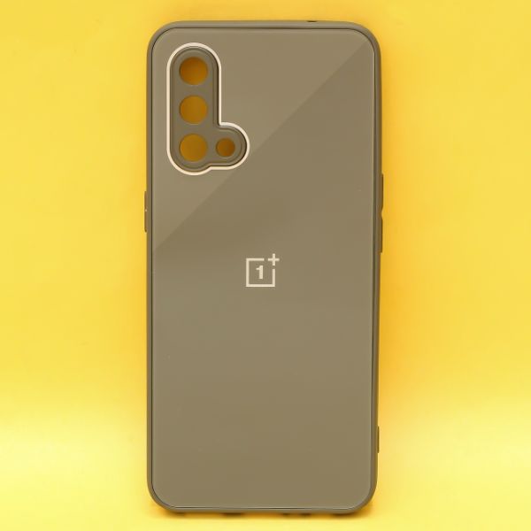 Olive Green Camera Mirror Silicone case for Oneplus Nord CE 5g