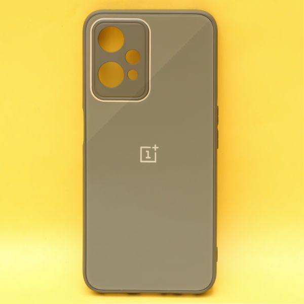 Olive Green Camera Mirror safe Silicone case for Oneplus Nord ce 2 Lite