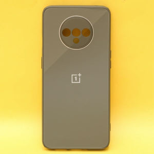 Olive Green Camera Mirror safe Silicone case for Oneplus 7T