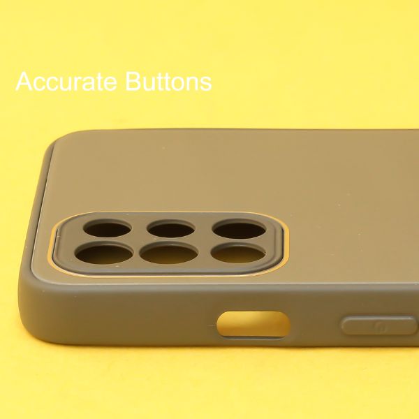 Olive Green Camera Mirror Silicone case for Oneplus 9R