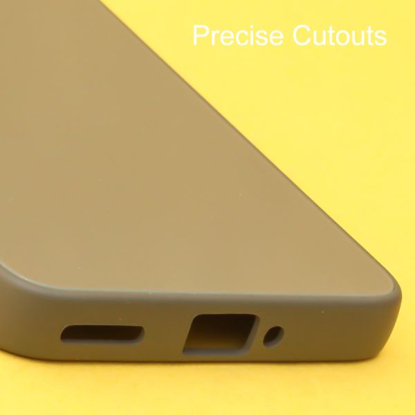 Olive Green Camera Mirror Silicone case for Oneplus 9R