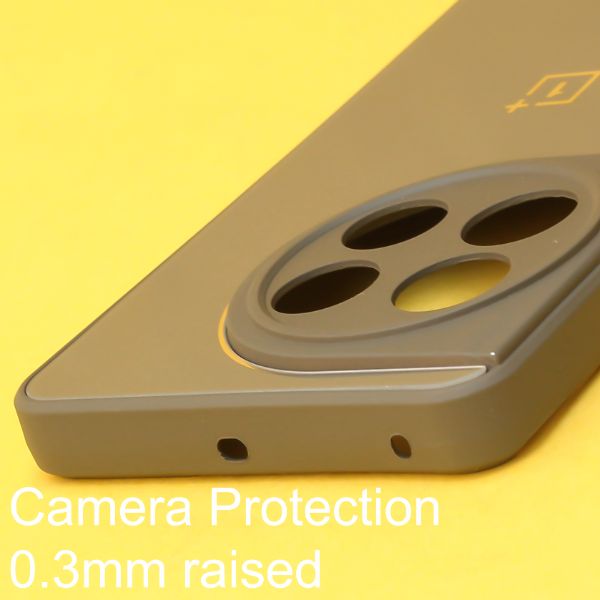 Olive Green Camera Mirror safe Silicone case for Oneplus 11R