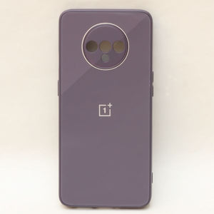 Deep Purple Camera Mirror Safe Silicone Case for Oneplus 7T