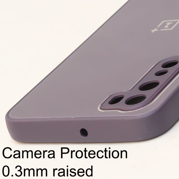 Deep Purple Camera Mirror Safe Silicone Case for Oneplus Nord