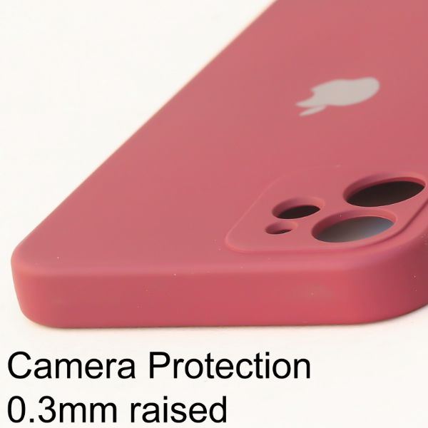 Mehroon Original Camera Silicone Case for Apple Iphone 12 Mini