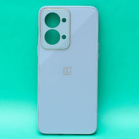 Blue camera Safe mirror case for Oneplus Nord 2T