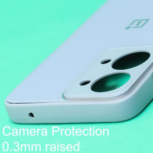 Blue camera Safe mirror case for Oneplus Nord 2T