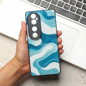 Oceanic Flow metal back case for Vivo V40