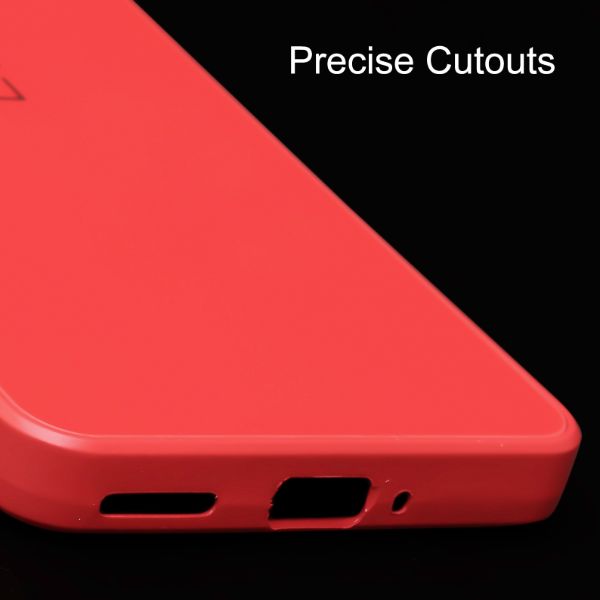 Red camera Safe mirror case for Oneplus 11