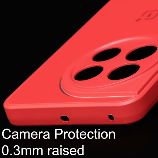 Red camera Safe mirror case for Oneplus 11
